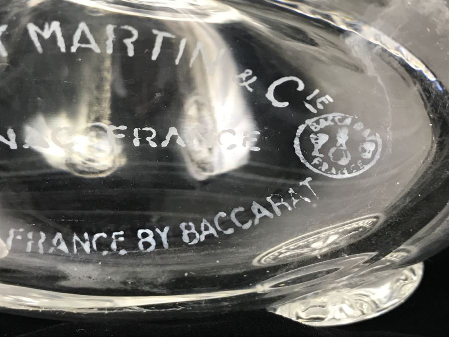 Remy Martin & Co Cognac Baccarat France Crystal Decanter With Stopper [Photo 13]