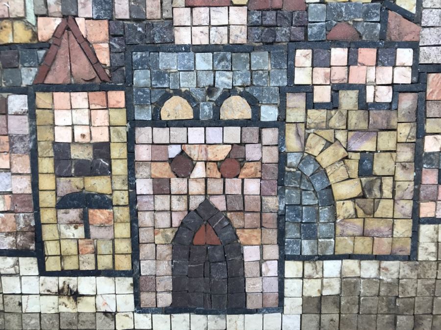 Vintage 1980 Eilon Mosaics From Israel Craftsmanship By M. Davidson Signed On Back [Photo 5]