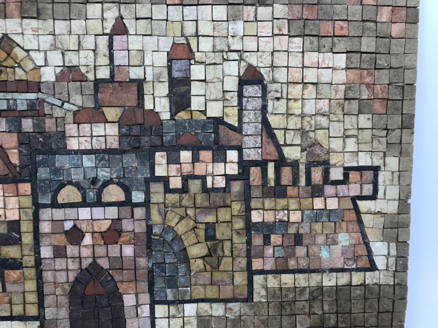 Vintage 1980 Eilon Mosaics From Israel Craftsmanship By M. Davidson Signed On Back [Photo 7]