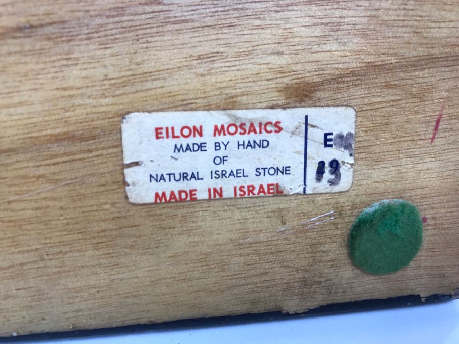 Vintage 1980 Eilon Mosaics From Israel Craftsmanship By M. Davidson Signed On Back [Photo 11]