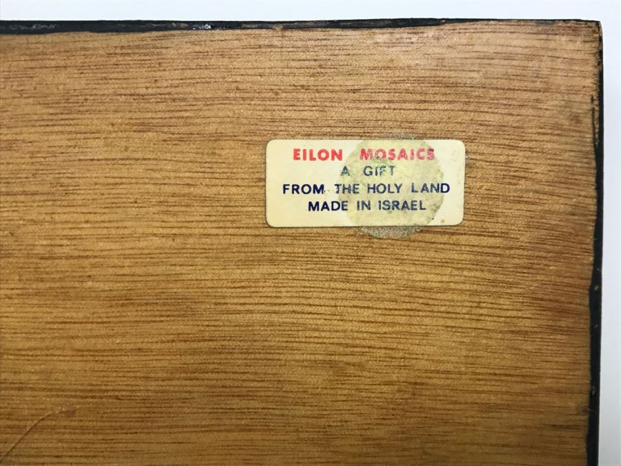 Vintage 1980 Eilon Mosaics From Israel Craftsmanship By M. Davidson Signed On Back [Photo 15]