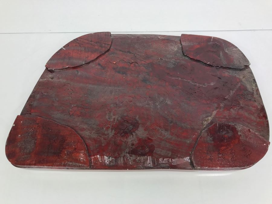 Large Chinese Carved Fluorite Elephant With Calf On Custom Carved Wooden Stand [Photo 28]