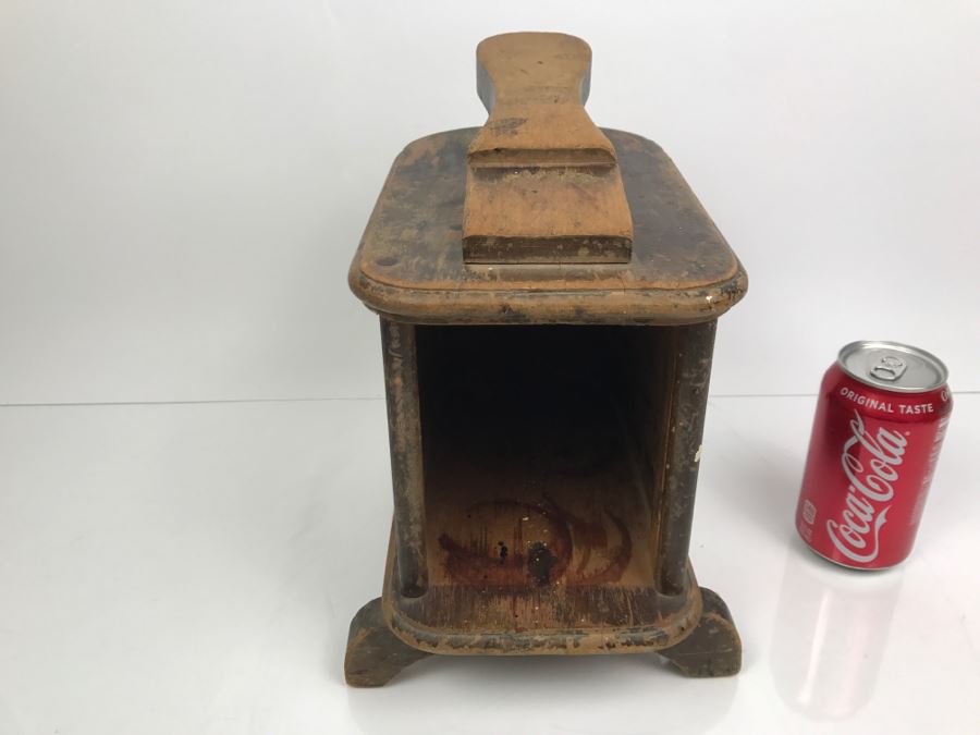 Vintage Wooden Shoe Shine Polish Storage Box [Photo 4]