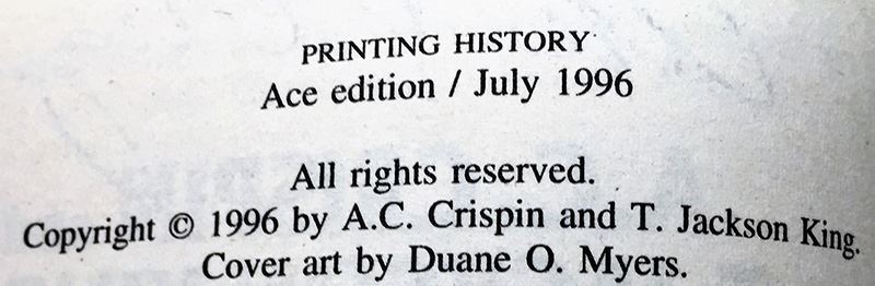 Starbridge Collection & Death Tide - Signed by A.C. Crispin & T, Jackson King [Photo 38]