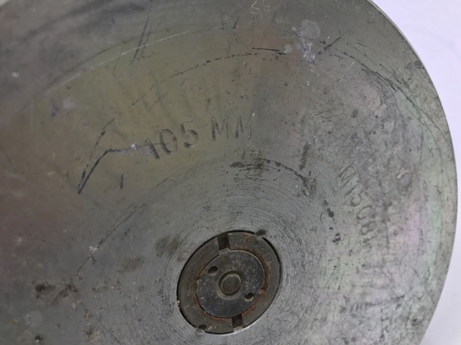 Pair Of Vintage 105MM Artillery Ammunition Shell Trench Art - Convert To Planter Or Ashtray [Photo 12]