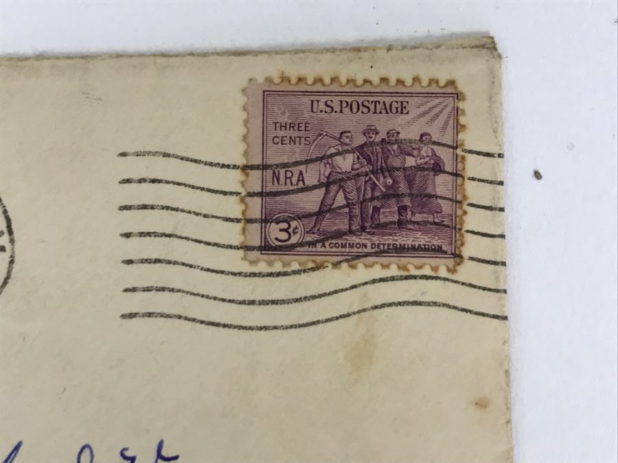 Vintage 1933 Personalized Handwritten Letter And Signature From Edith K. Roosevelt, Former First Lady of the United States Wife Of President Theodore Roosevelt [Photo 7]