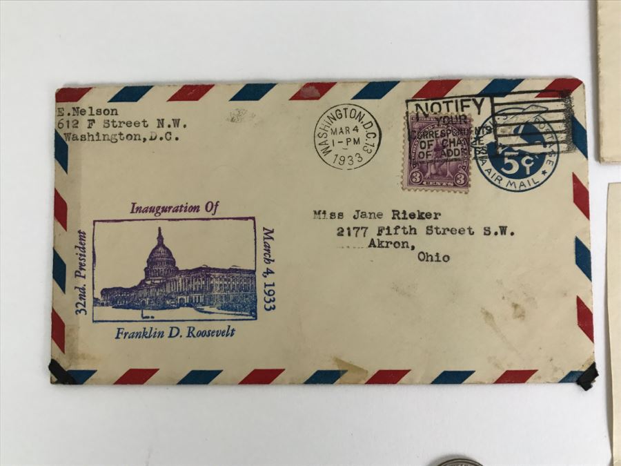 Vintage 1933 Personalized Handwritten Letter And Signature From Edith K. Roosevelt, Former First Lady of the United States Wife Of President Theodore Roosevelt [Photo 8]