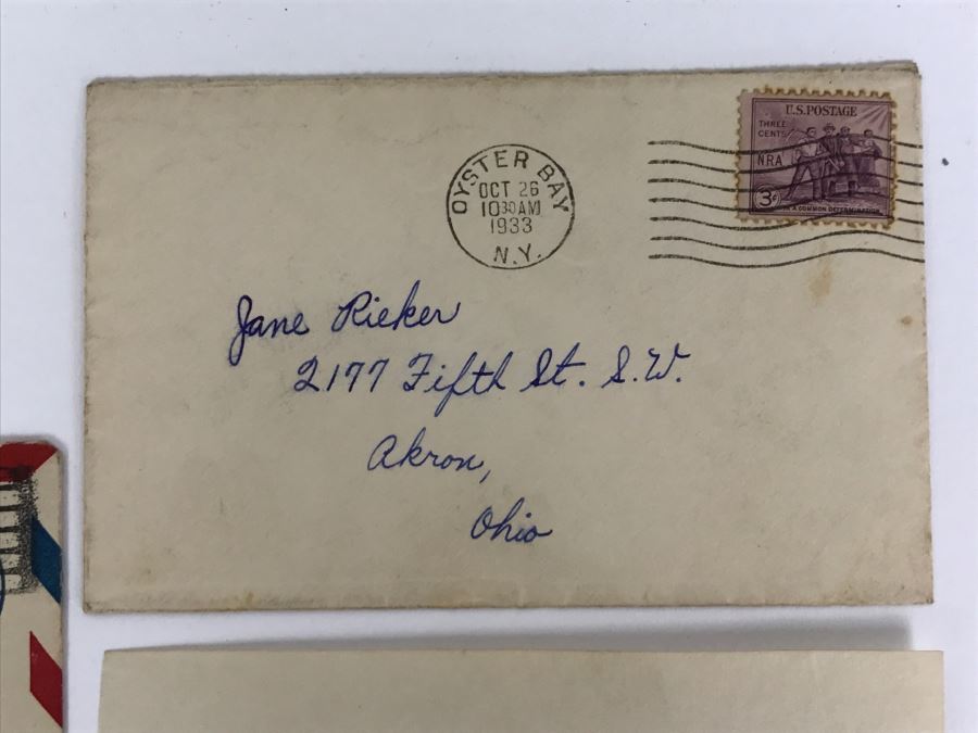 Vintage 1933 Personalized Handwritten Letter And Signature From Edith K ...