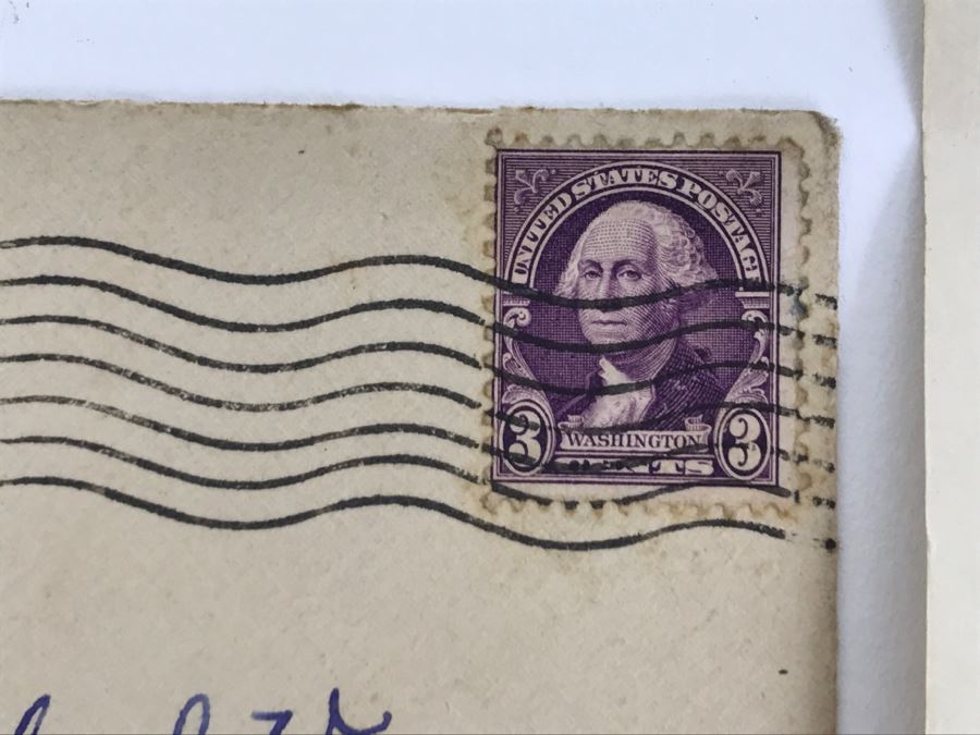 Vintage 1933 Handwritten Note And Signatures From Lou Henry Hoover (Former First Lady of the United States) AND President Herbert Hoover [Photo 8]