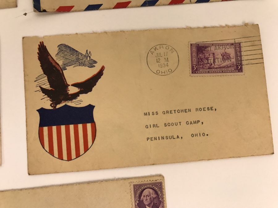 Collection Of Various First Day Covers From The 1930s And 40s Plus Pan Am Letter And One Unknown Signature [Photo 20]