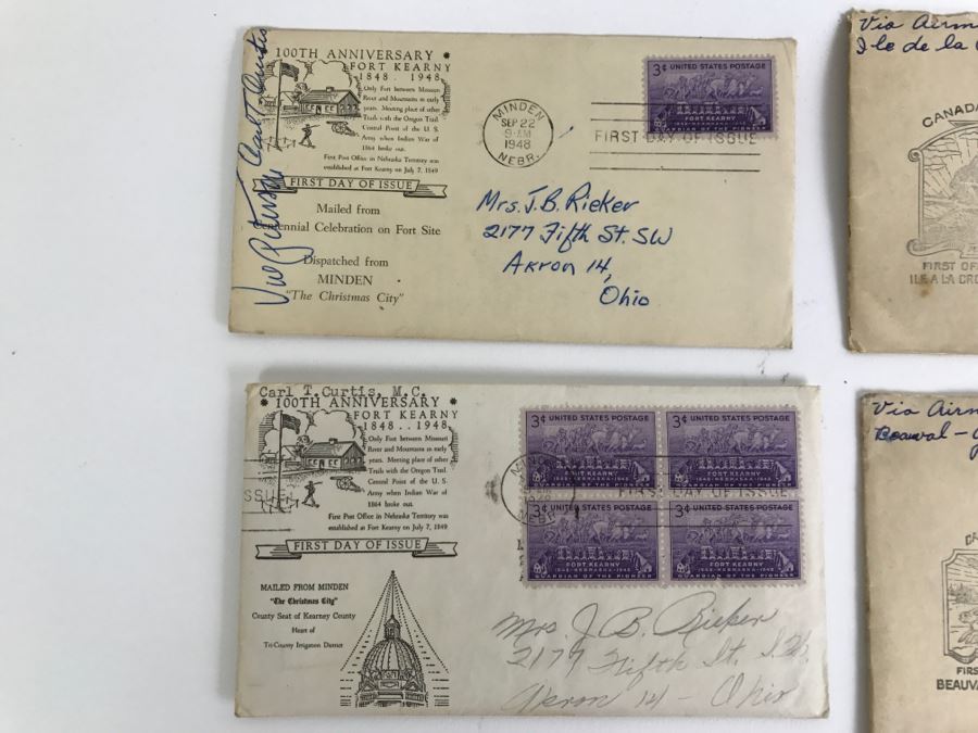 Collection Of Various First Day Covers From The 1930s And 40s Plus Pan Am Letter And One Unknown Signature [Photo 2]