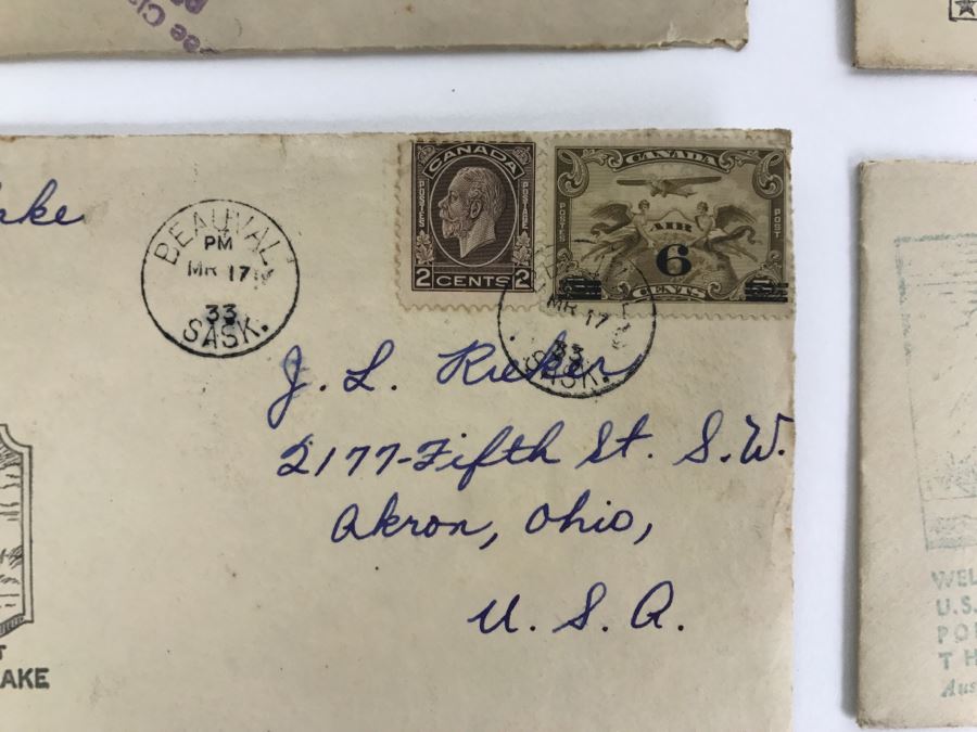 Collection Of Various First Day Covers From The 1930s And 40s Plus Pan Am Letter And One Unknown Signature [Photo 14]