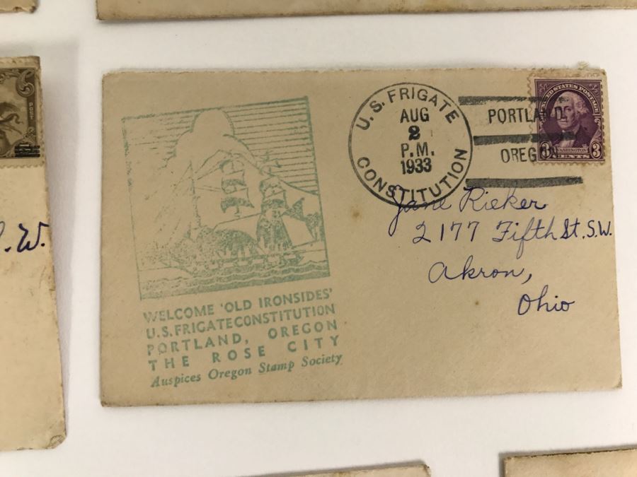 Collection Of Various First Day Covers From The 1930s And 40s Plus Pan Am Letter And One Unknown Signature [Photo 17]