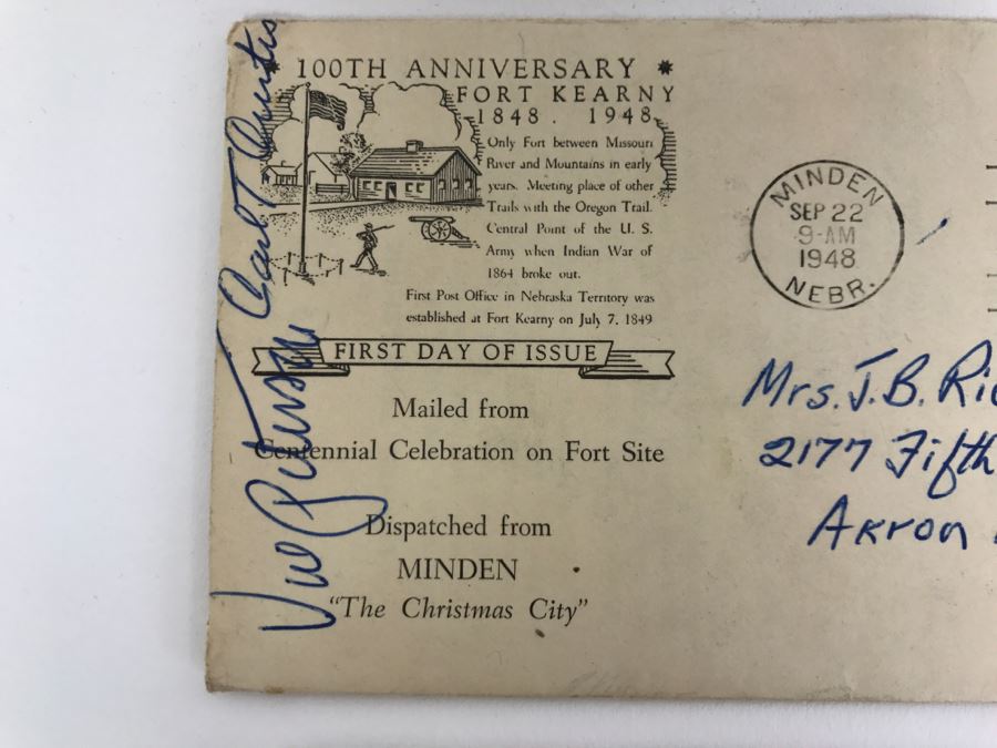 Collection Of Various First Day Covers From The 1930s And 40s Plus Pan Am Letter And One Unknown Signature [Photo 4]