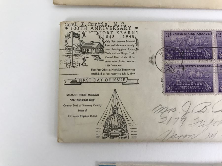 Collection Of Various First Day Covers From The 1930s And 40s Plus Pan Am Letter And One Unknown Signature [Photo 5]