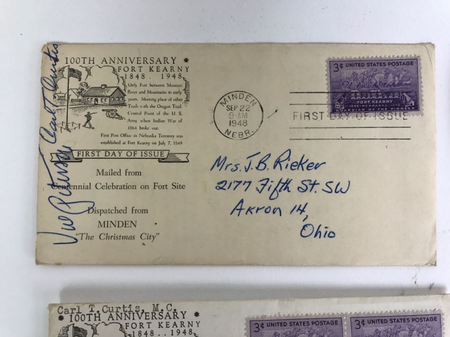 Collection Of Various First Day Covers From The 1930s And 40s Plus Pan Am Letter And One Unknown Signature [Photo 3]