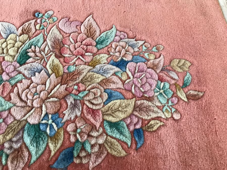 Small Chinese Rug Salmon Color [Photo 5]