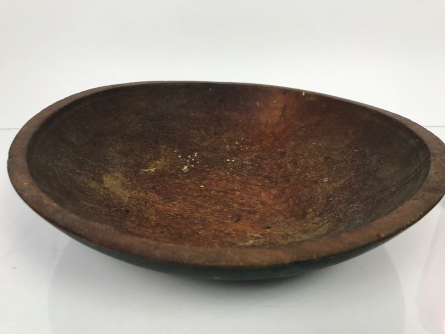 Primitive Wooden Bowl Dough Bowl [Photo 7]