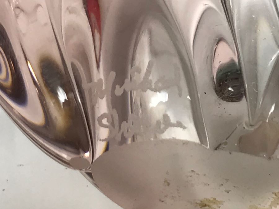 Signed Art Glass Perfume Bottle By Michael Shearer [Photo 12]