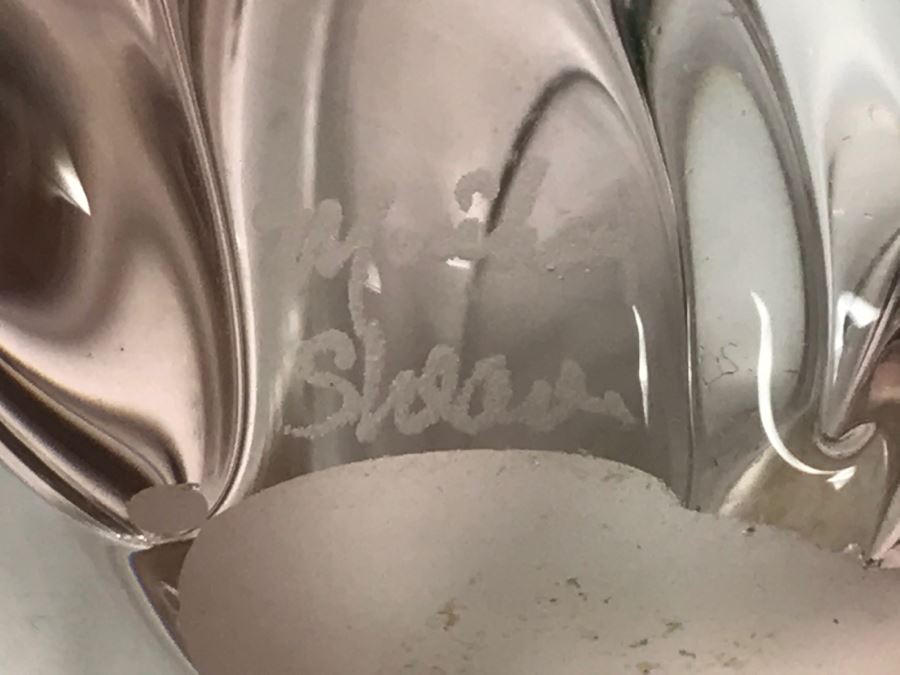 Signed Art Glass Perfume Bottle By Michael Shearer [Photo 2]