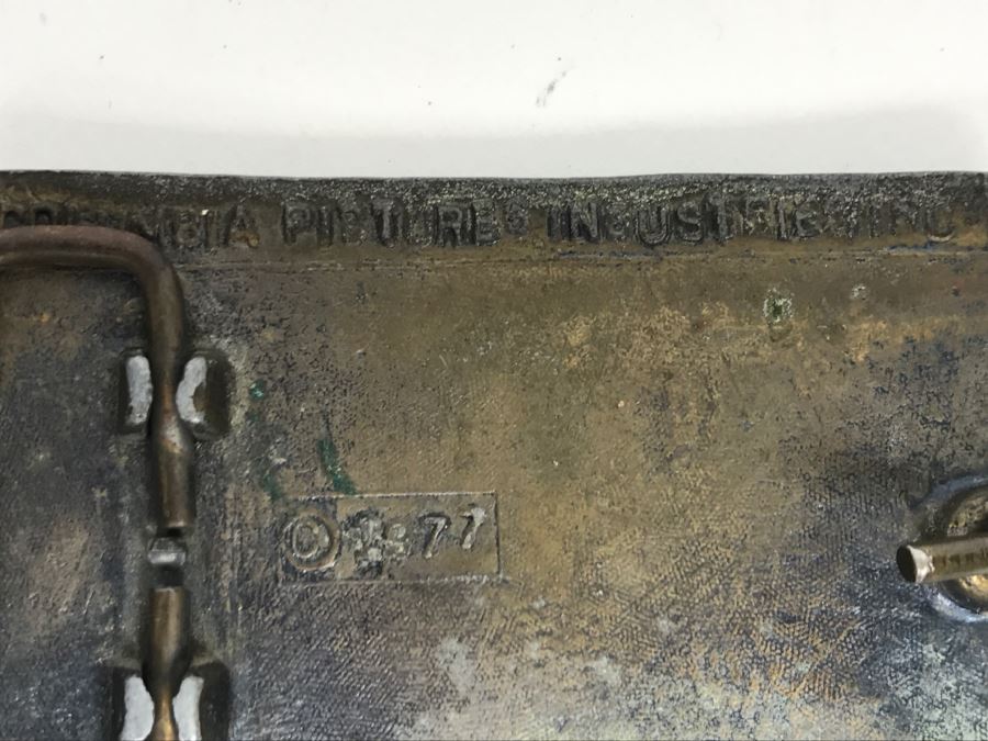 Vintage 1977 We Are Not Alone Close Encounters of the Third Kind Columbia Pictures Belt Buckle [Photo 6]