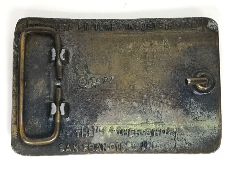 Vintage 1977 We Are Not Alone Close Encounters of the Third Kind Columbia Pictures Belt Buckle [Photo 5]