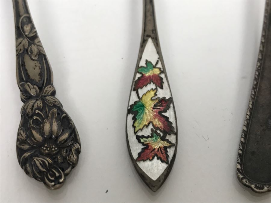 Set Of (3) Sterling Silver Spoons 26.7g [Photo 5]
