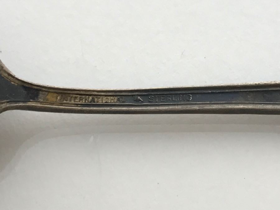 Set Of (3) Sterling Silver Spoons 26.7g [Photo 10]