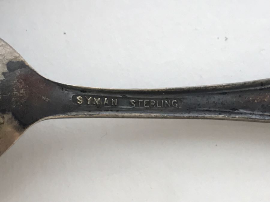 Set Of (3) Sterling Silver Spoons 26.7g [Photo 8]