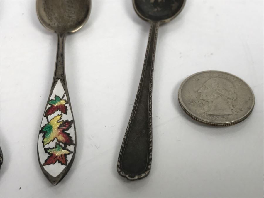 Set Of (3) Sterling Silver Spoons 26.7g [Photo 6]