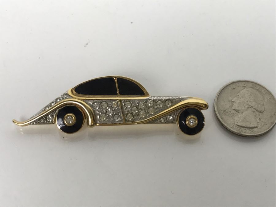 Vintage Carolee Car Brooch Pin [Photo 1]