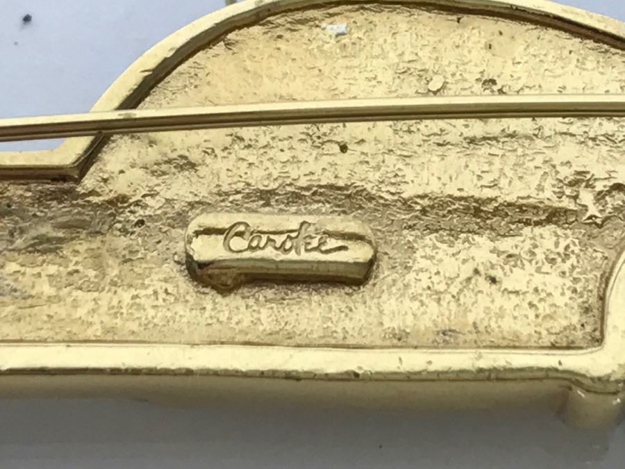 Vintage Carolee Car Brooch Pin [Photo 7]