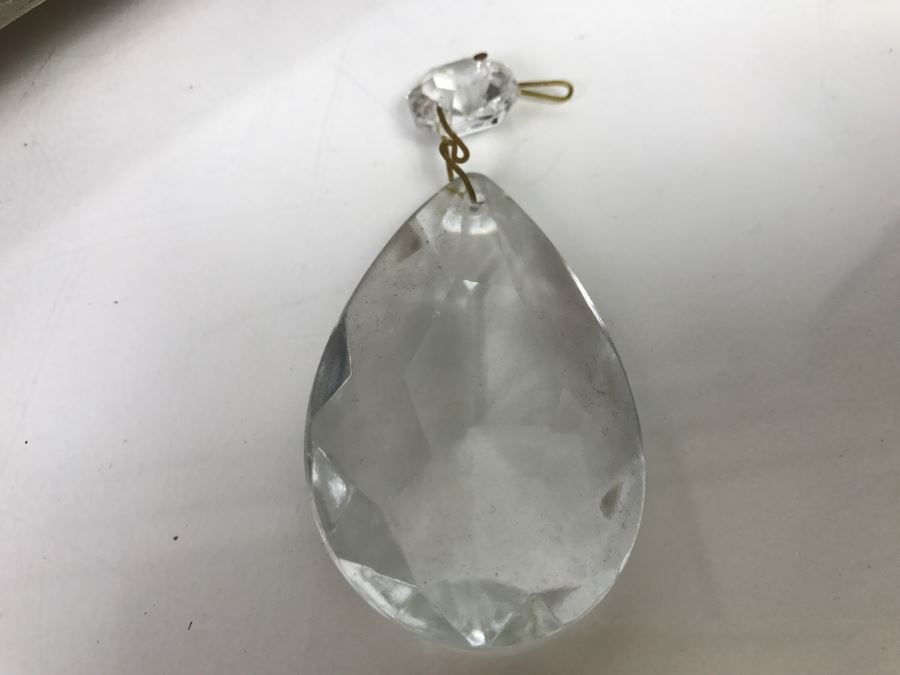 Vintage Silverplate Tray Loaded With Crystal Strands [Photo 11]