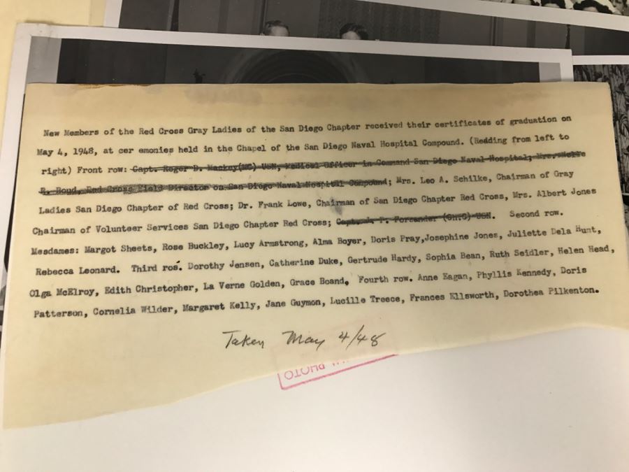 Huge Collection Of Vintage 1940's And 50's American Red Cross Photographs [Photo 13]