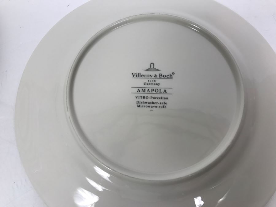 Villeroy & Boch Germany Amapola Pattern China Set With Platter, Gravy Boat, Creamer And Sugar, Bowls And Plates [Photo 13]