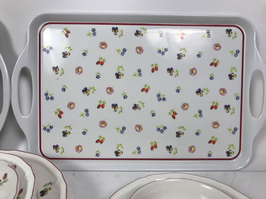 Villeroy & Boch Germany China Set With Bowls, Plates, Cups, Trays [Photo 12]