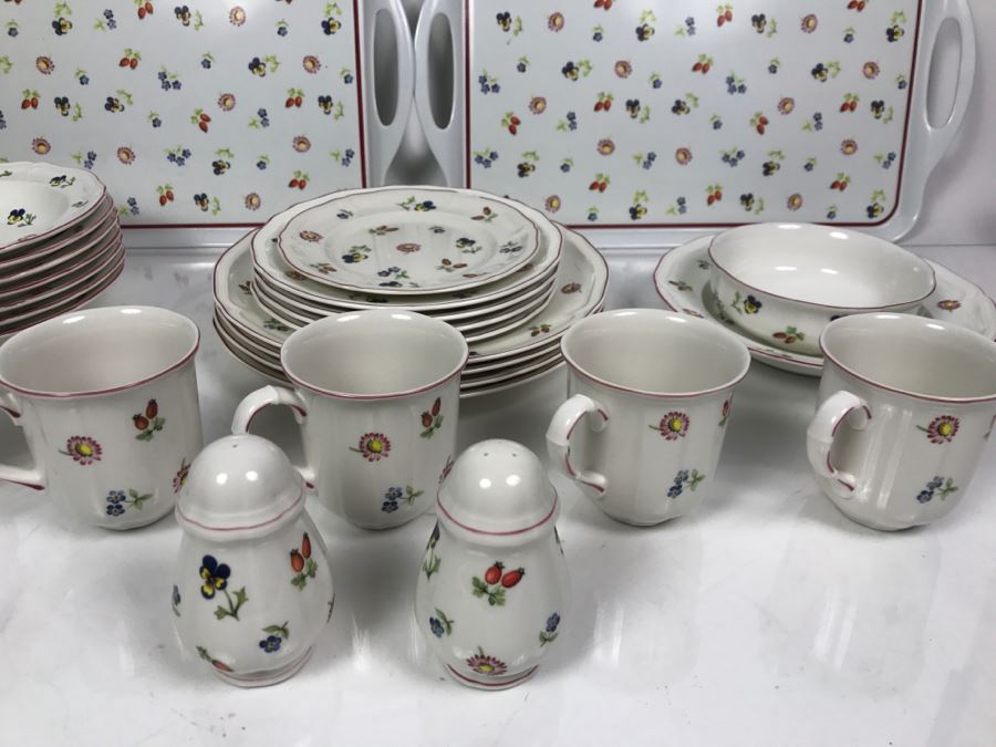 Villeroy & Boch Germany China Set With Bowls, Plates, Cups, Trays [Photo 4]