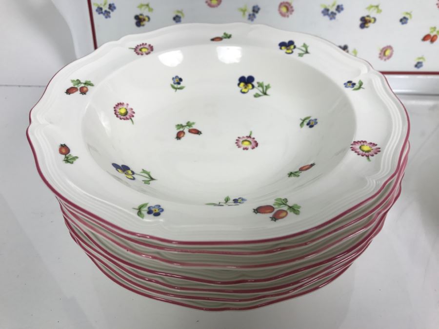 Villeroy & Boch Germany China Set With Bowls, Plates, Cups, Trays [Photo 5]