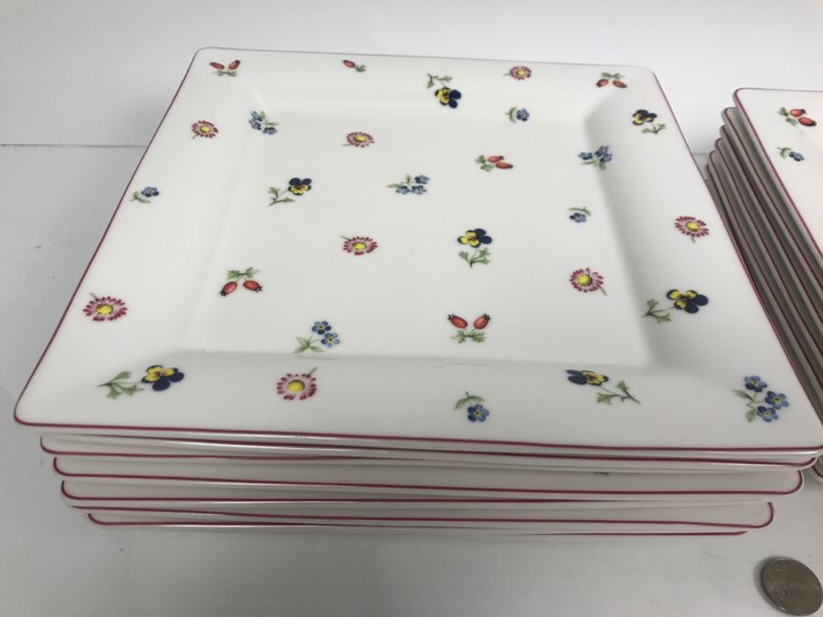 Villeroy & Boch Germany China Set Square Plates [Photo 3]
