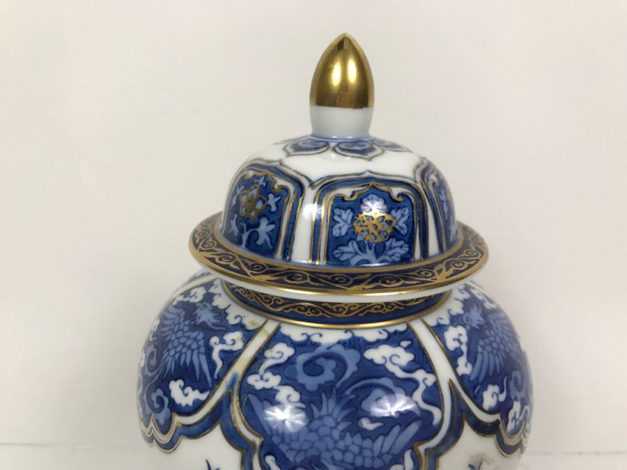 Gold Imari Hand Painted Toyo Japan Ginger Jar [Photo 4]