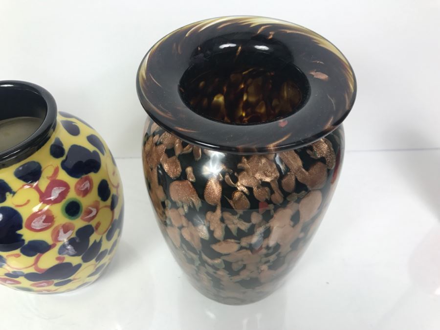 Handpainted Austrian Vase, Porcelain Vase And Art Glass Vase [Photo 10]