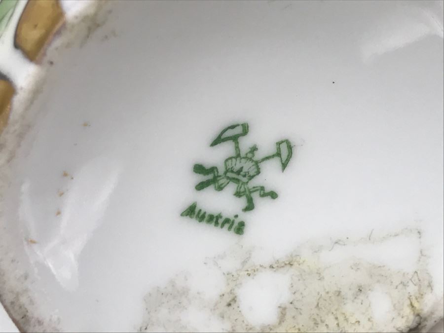 Handpainted Austrian Vase, Porcelain Vase And Art Glass Vase [Photo 13]