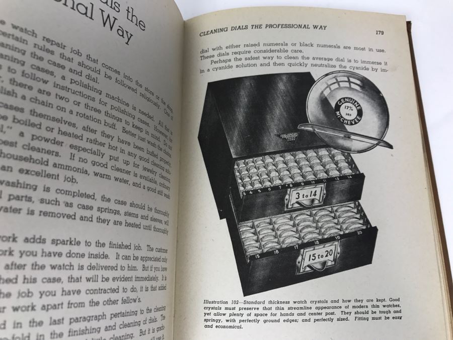 Vintage 1944 Book Modern Watch And Clock Repairing Book P. Buford Harris [Photo 5]