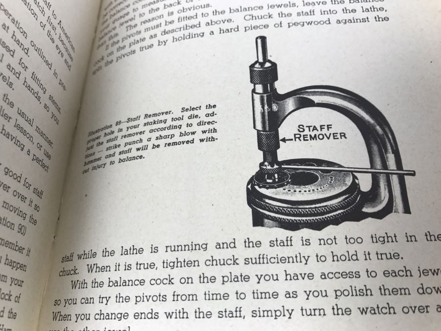 Vintage 1944 Book Modern Watch And Clock Repairing Book P. Buford Harris [Photo 8]