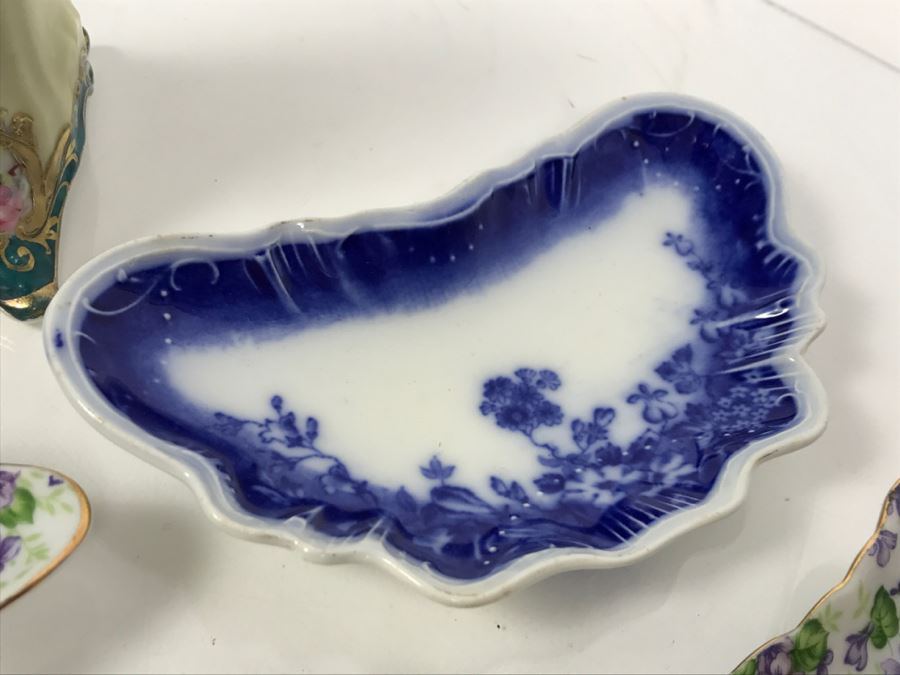 Collection Of China Bone Dishes And Hand Painted Nippon Japan China [Photo 5]