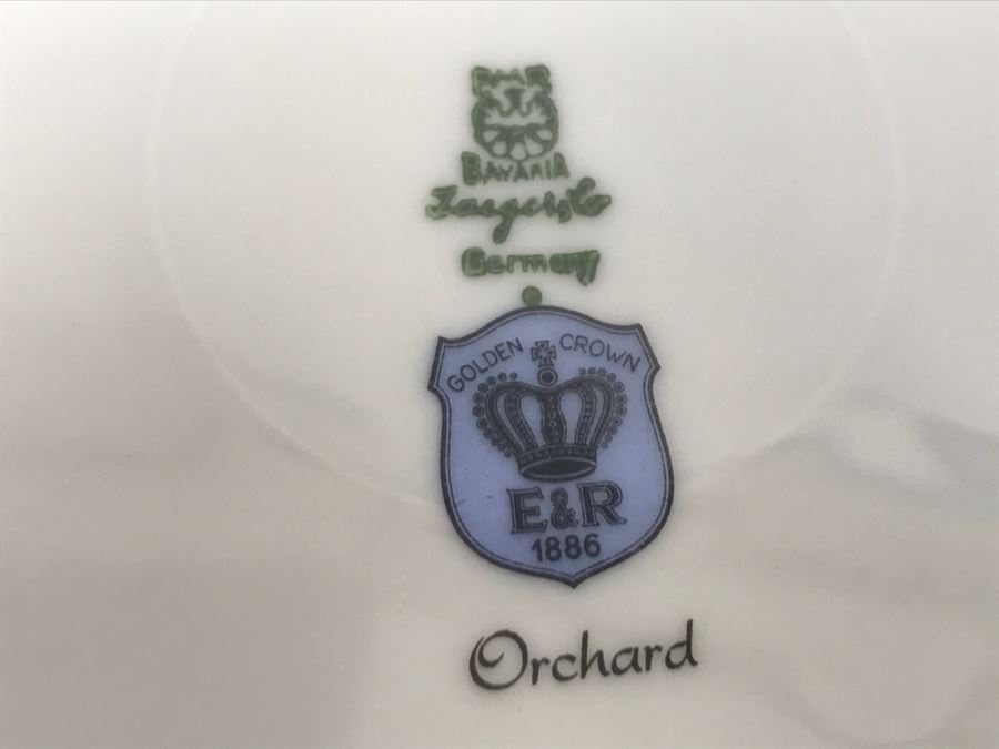 (12) Bavarian Germany Fruit Plates E&R [Photo 11]