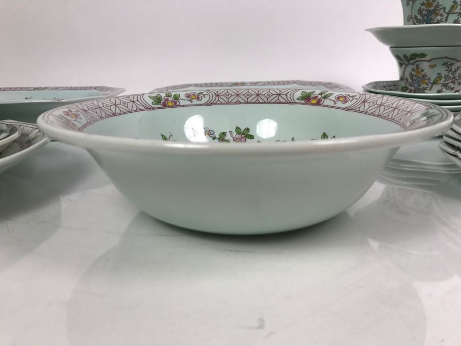 Adams Calyx Ware China England Cups Saucers Bowls Plates [Photo 3]