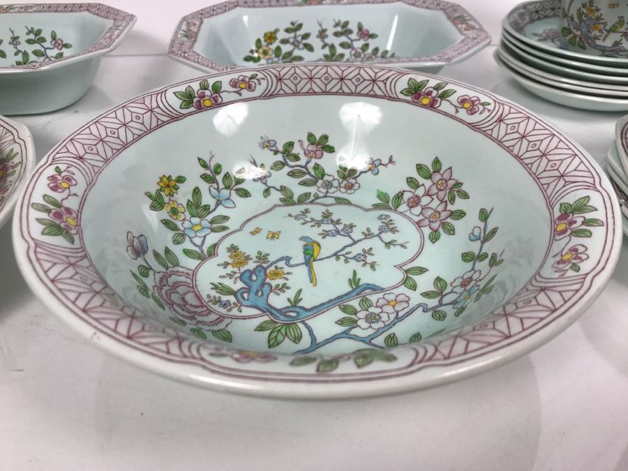 Adams Calyx Ware China England Cups Saucers Bowls Plates [Photo 2]