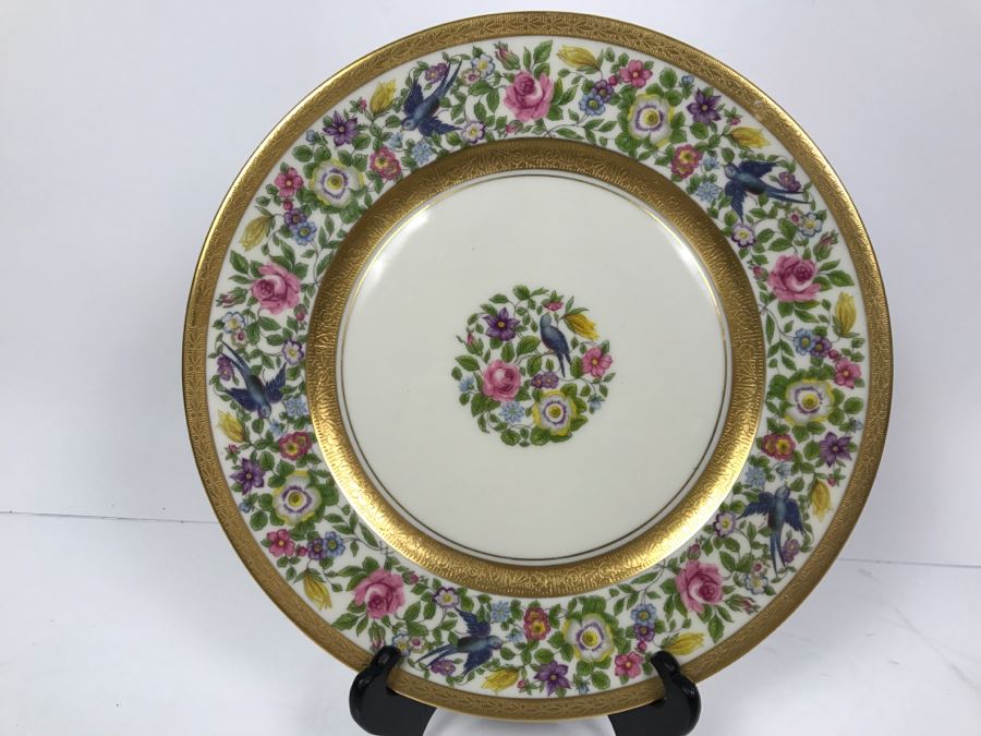 Various China Cups And Saucers, Griswold Salt & Pepper Shaker, Germany Handpainted Plate Love Story See Photos [Photo 20]