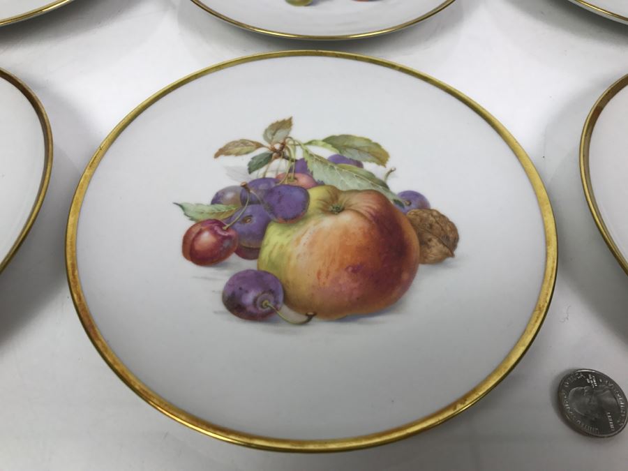 Set Of (7) Bavarian Germany Fruit Plates [Photo 3]